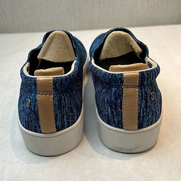 Spenco Womens Coastal Slip On Shoes Patriot Blue Sz 10 Knit Orthotic Lightweight - Picture 4 of 9